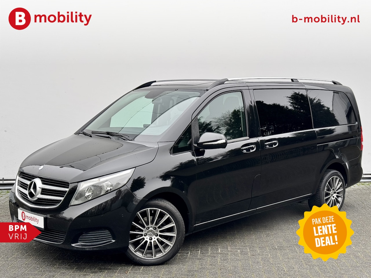 Mercedes-Benz V-klasse - 220 CDI Lang Dubbel Cabine Automaat | Trekhaak 2.000kg | Achteruitrijcamera | Stoelverwarm - AutoWereld.nl