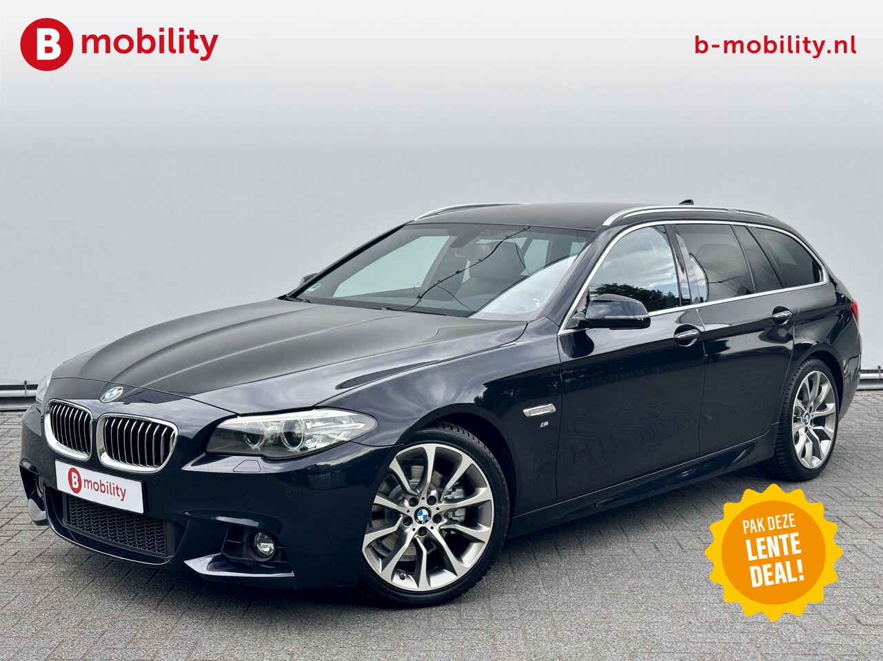 BMW 5-serie Touring - 520i High Executive M-Sport Achteruitrijcamera | Comfort Stoelen | LED Koplampen | Leer | - AutoWereld.nl