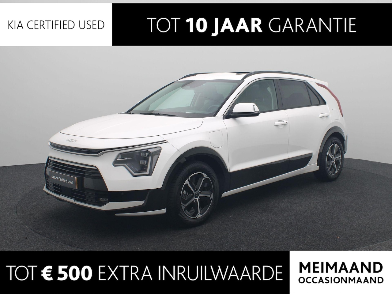 Kia Niro - 1.6 GDi PHEV DynamicPlusLine | Stoel&stuur verwarming| trekhaak| Parkeersensoren voor & ac - AutoWereld.nl