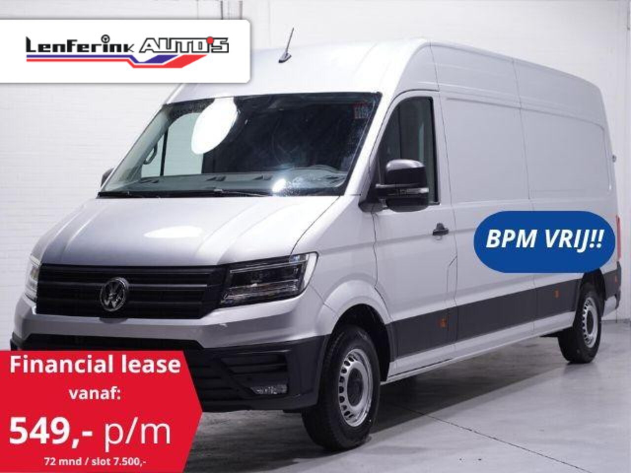 Volkswagen Crafter - 2.0 TDI 177 pk DSG Aut. L4H3 Navi, Camera LED Koplampen, Cruise Control, PDC V+A, 3-Zits, - AutoWereld.nl