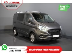Ford Transit Custom - 2.0 TDCI 130 pk Aut. DC Dubbel Cabine Limited 2x Schuifdeur/ CarPlay/ Stoelverw./ Cruise/