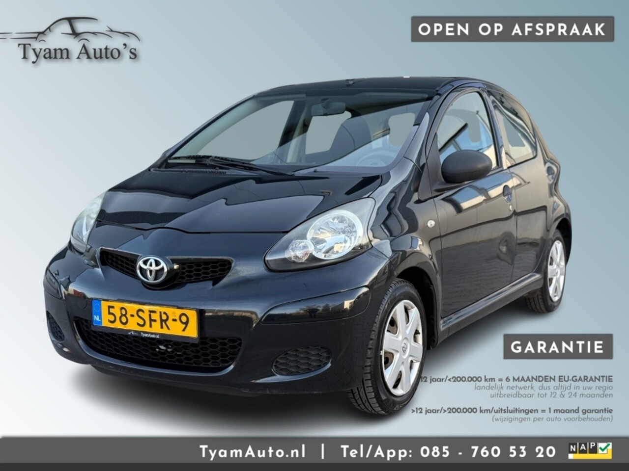 Toyota Aygo - 1.0-12V NOW 5-DEURS * APK 08-2025 * AIRCO ELEKTRISCHE RAMEN AUX - AutoWereld.nl