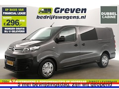Citroën Jumpy - 2.0 BlueHDI L3H1 | Dubbele Cabine | 5 Persoons | Airco Cruise 2xSchuifdeur Parkeersensoren