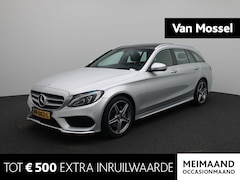 Mercedes-Benz C-klasse Estate - 180 Business Solution AUTOMAAT | AMG PAKKET | PANORAMADAK | LEDEREN BEKLEDING | CAMERA | N