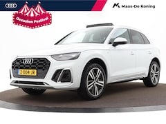 Audi Q5 - 50 TFSIe 300pk S-tronic S Edition · Panoramadak · Inklap. Trekhaak · Apple Car Play · Spor