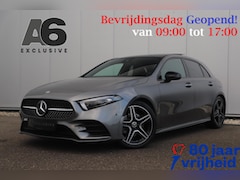 Mercedes-Benz A-klasse - 180 AMG Night Pakket Automaat Panoramadak Sfeerverlichting Keyless Half Leder Full LED 18