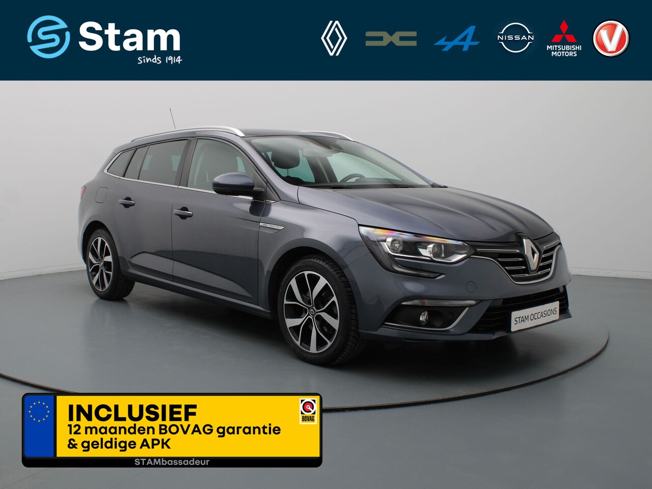 Renault Mégane Estate - TCe 160pk Bose BOSE | Camera | Climate | Cruise | Navi | Parkeersens. v+a - AutoWereld.nl