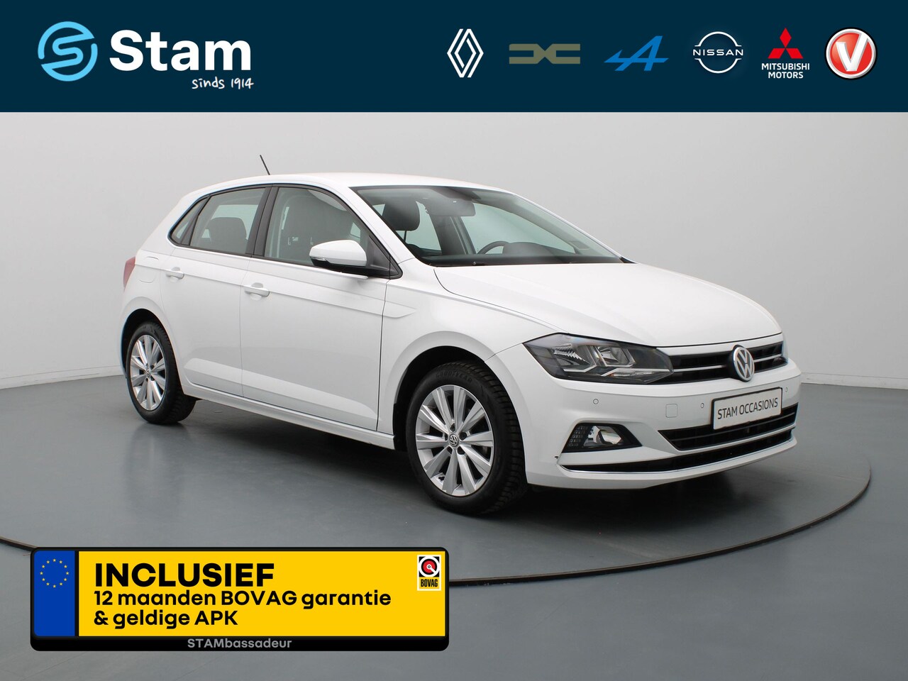 Volkswagen Polo - 96pk TSI Highline DSG/AUTOMAAT Adapt. cruise | Climate | Navi | Parksens. v+a - AutoWereld.nl