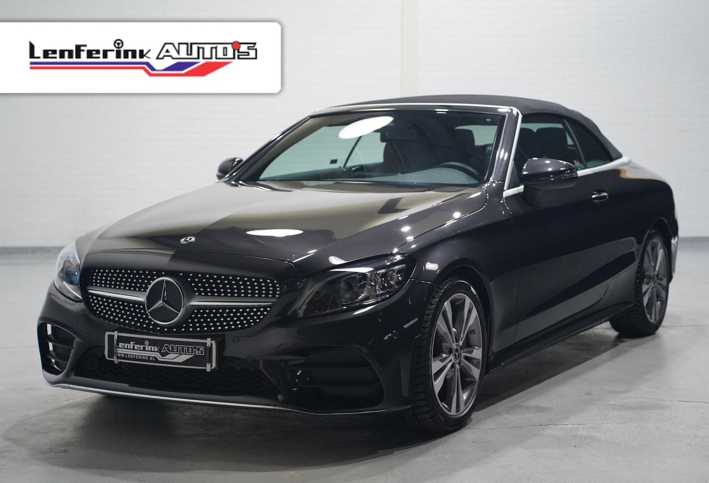 Mercedes-Benz C-klasse Cabrio - 180 AMG Line AMG interieur Camera Verlichting pakket Apple Carplay - AutoWereld.nl