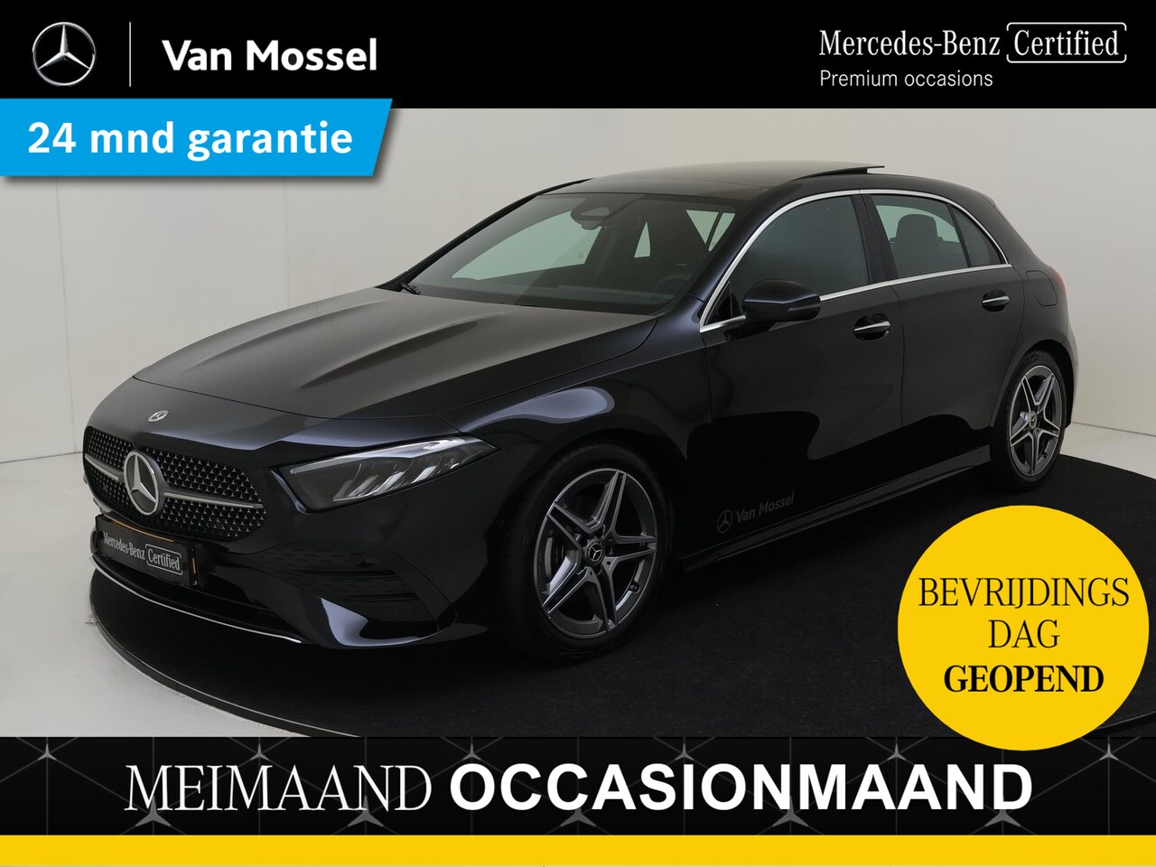 Mercedes-Benz A-klasse - 180 Star Edition AMG Line / Panorama schuifkanteldak/ Keyless/ Apple carplay - AutoWereld.nl