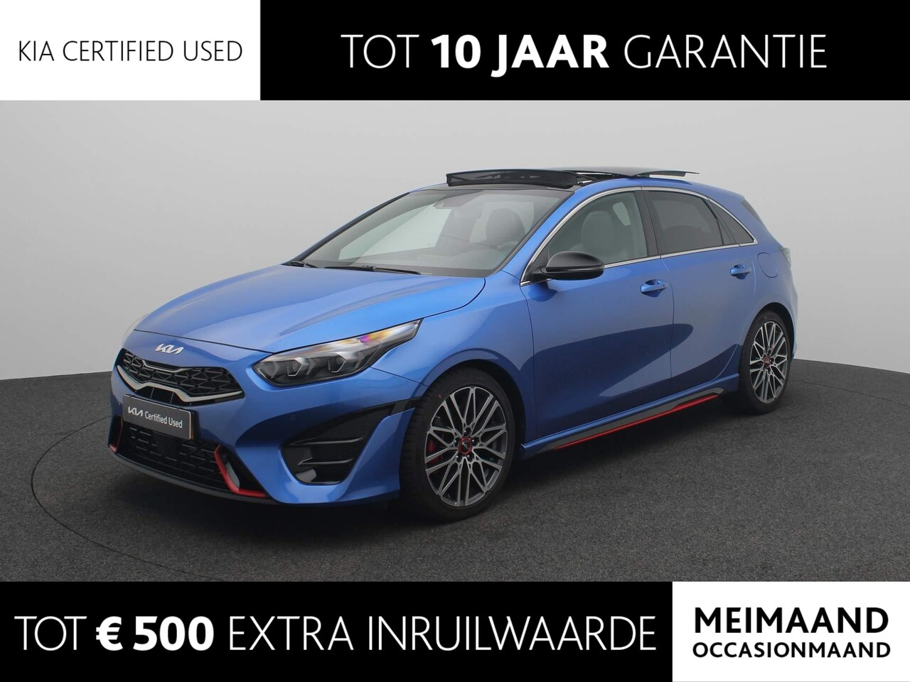 Kia Cee'd - Ceed 1.6 T-GDi GT | UNIEK | Navigatie | Climate Control | Parkeersensoren | Camera | Stoel - AutoWereld.nl