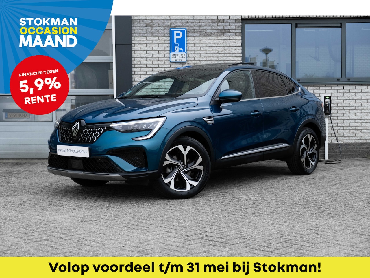 Renault Arkana - 1.6 E-Tech hybrid 145 AUT techno | Navigatie | Adaptive Cruise | Schuifdak | Climat Contro - AutoWereld.nl