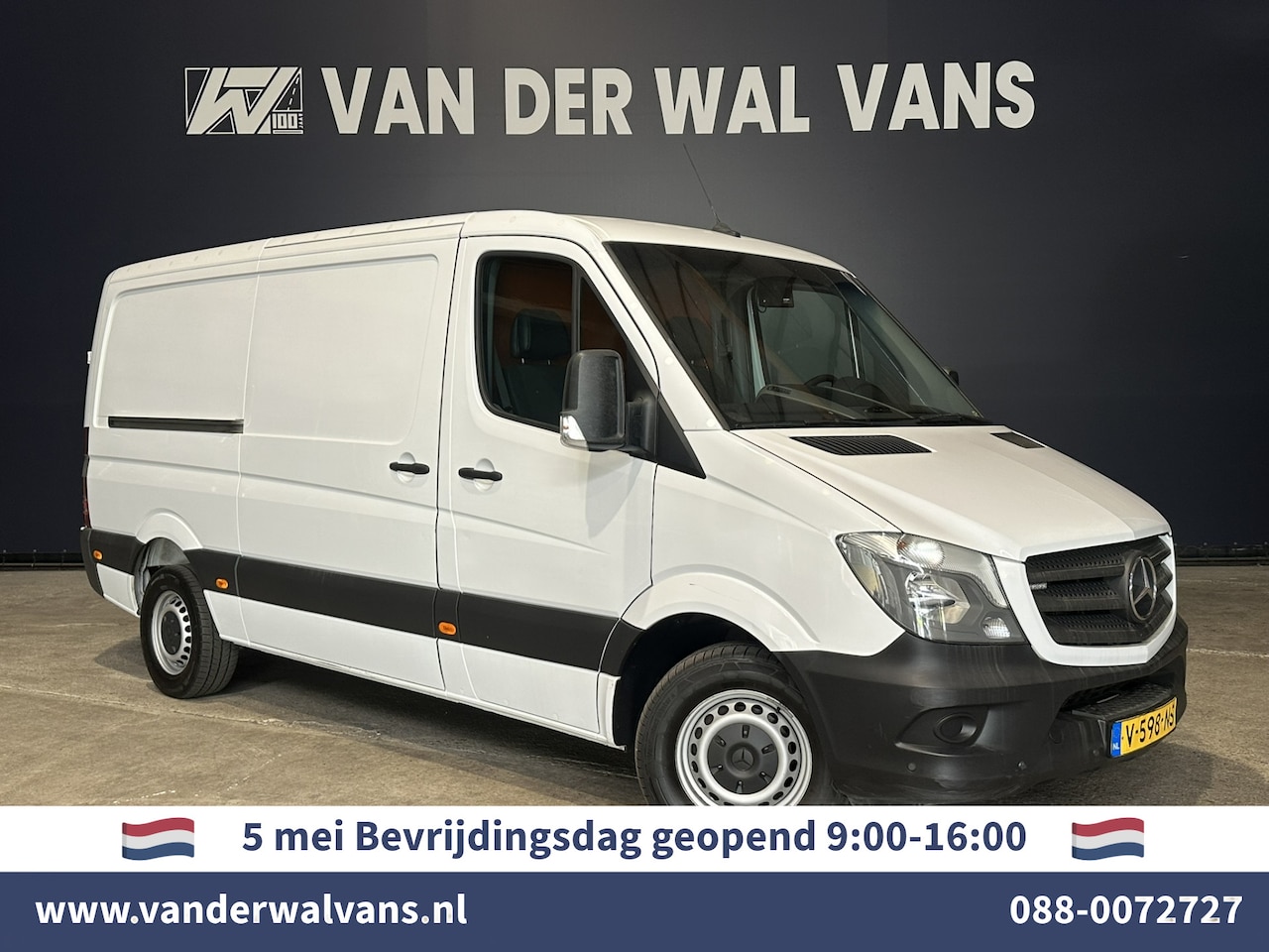 Mercedes-Benz Sprinter - 316 CDI 164pk L2H1 Euro6 Airco | Camera | Navigatie | 2800kg Trekhaak | Cruisecontrol Chau - AutoWereld.nl