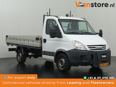 Iveco Daily - 35S12V Open Laadbak | 3-Persoons | Trekhaak
