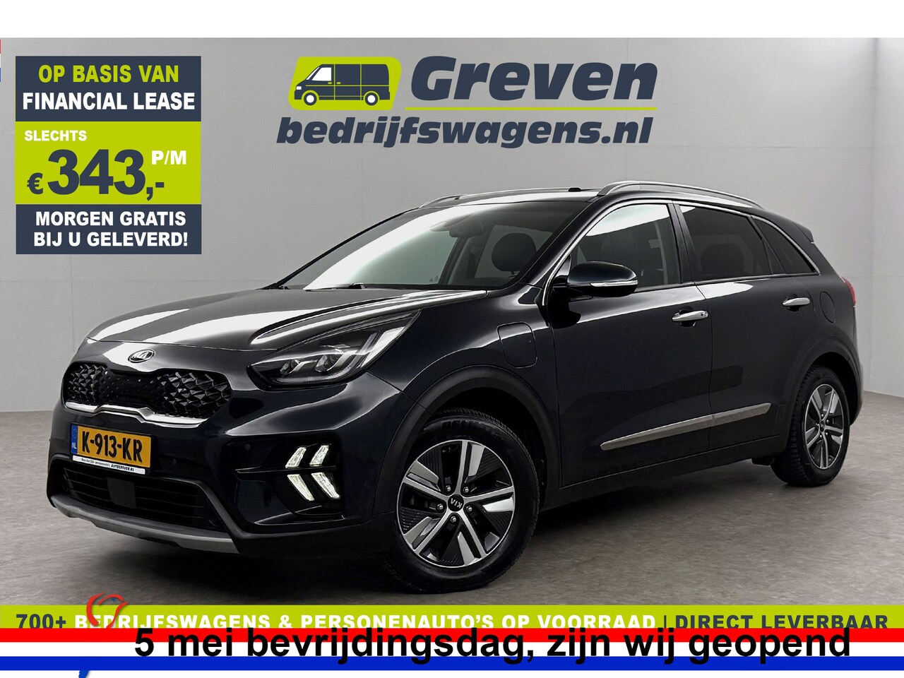 Kia Niro - 1.6 GDi PHEV ExecutiveLine 119PK Pano Sfeer Camera Trekhaak Carplay JBL-Audio Virtual LED - AutoWereld.nl