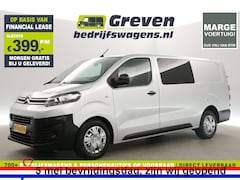 Citroën Jumpy - 2.0 BlueHDI L3H1 | MARGE | Dubbele Cabine | 5 Persoons | Airco Trekhaak Carplay Cruise Nav