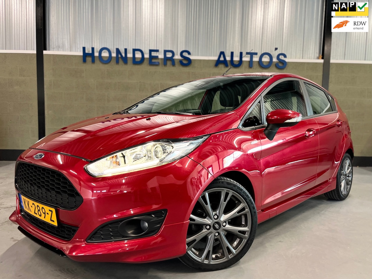 Ford Fiesta - 1.0 ECO BOOST ST LINE I CRUISE I VOORRUITVERW I NAVI I 17 INCH I NAP I LM VELG I SPOILER I - AutoWereld.nl