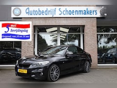 BMW 2-serie Coupé - 228i High Executive LEER WIDESCREEN NAVI PDC CRUISE CLIMA STOELVERWARMING ZWARTE-HEMEL