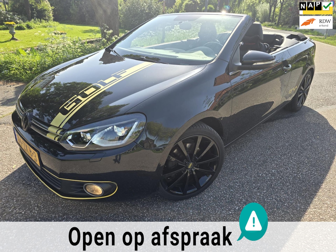Volkswagen Golf Cabriolet - 1.4TSI Highline 122pk LPG-G3 LED 18 inch goed onderhouden! - AutoWereld.nl