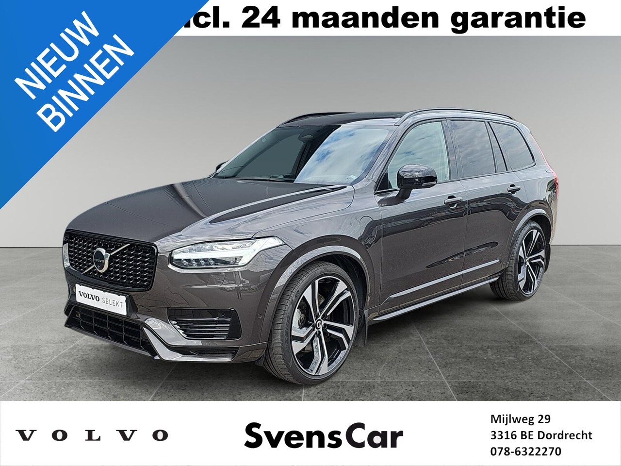 Volvo XC90 - 2.0 T8 Recharge AWD Ultimate Dark | Luchtvering | Bowers & Wilkins Audio | Trekhaak | Extr - AutoWereld.nl