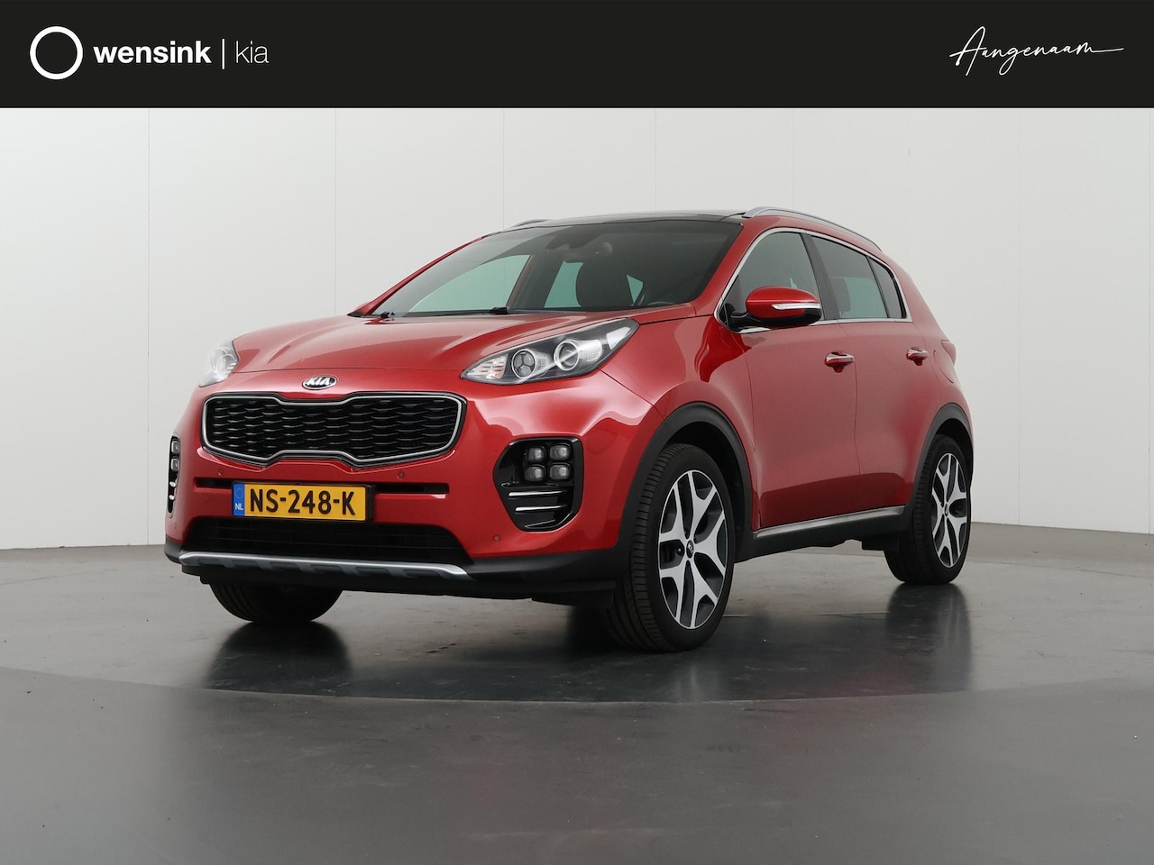 Kia Sportage - 1.6 T-GDI GT-Line | Trekhaak | Panoramadak | Lederen Bekleding | Stoel/Stuurwielverwarming - AutoWereld.nl