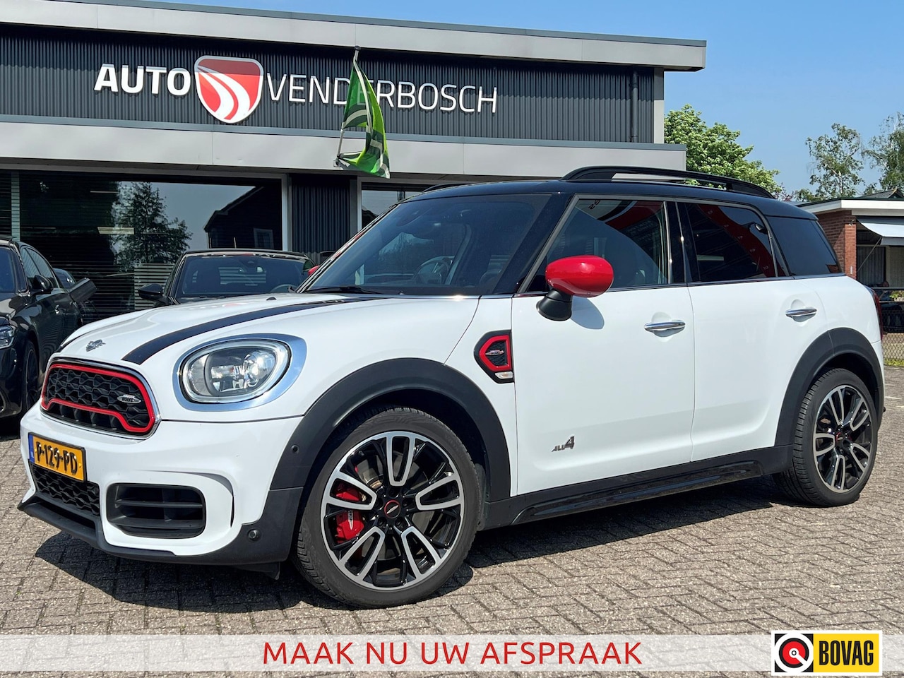 MINI Countryman - 2.0 John Cooper Works ALL4 White Silver Edition 306pk | HUD | Camera | Harman Kardon - AutoWereld.nl
