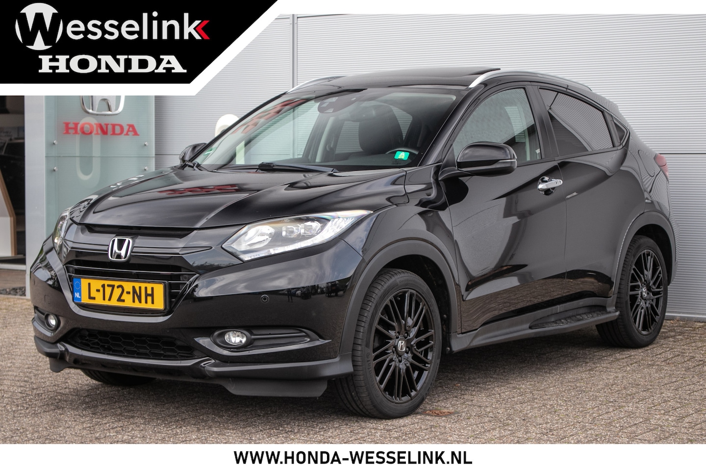 Honda HR-V - 1.5 i-VTEC Executive Black Edition All-in rijklaarprijs | Schuif-/kanteldak | Cruise | Nav - AutoWereld.nl