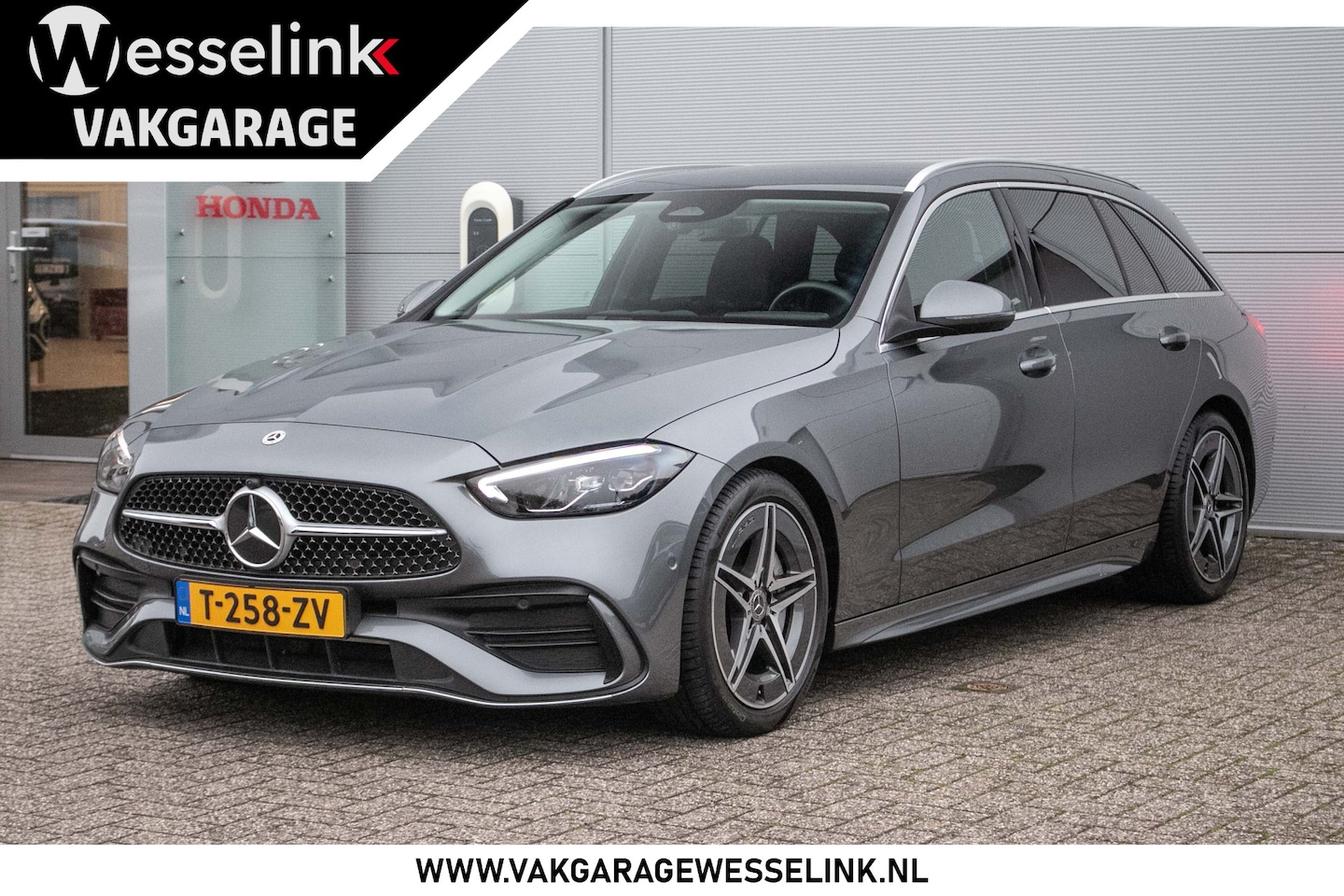 Mercedes-Benz C-klasse Estate - 180 AMG Line Automaat All-in rijklaarprijs | Dodehoeksens. | Elec. achterklep | Stoelverw. - AutoWereld.nl