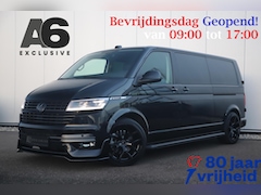 Volkswagen Transporter - 2.0 TDI L2H1 DC Bulli 199PK DSG Automaat Black Edition Trekhaak Virtual Cockpit 20 Inch LM