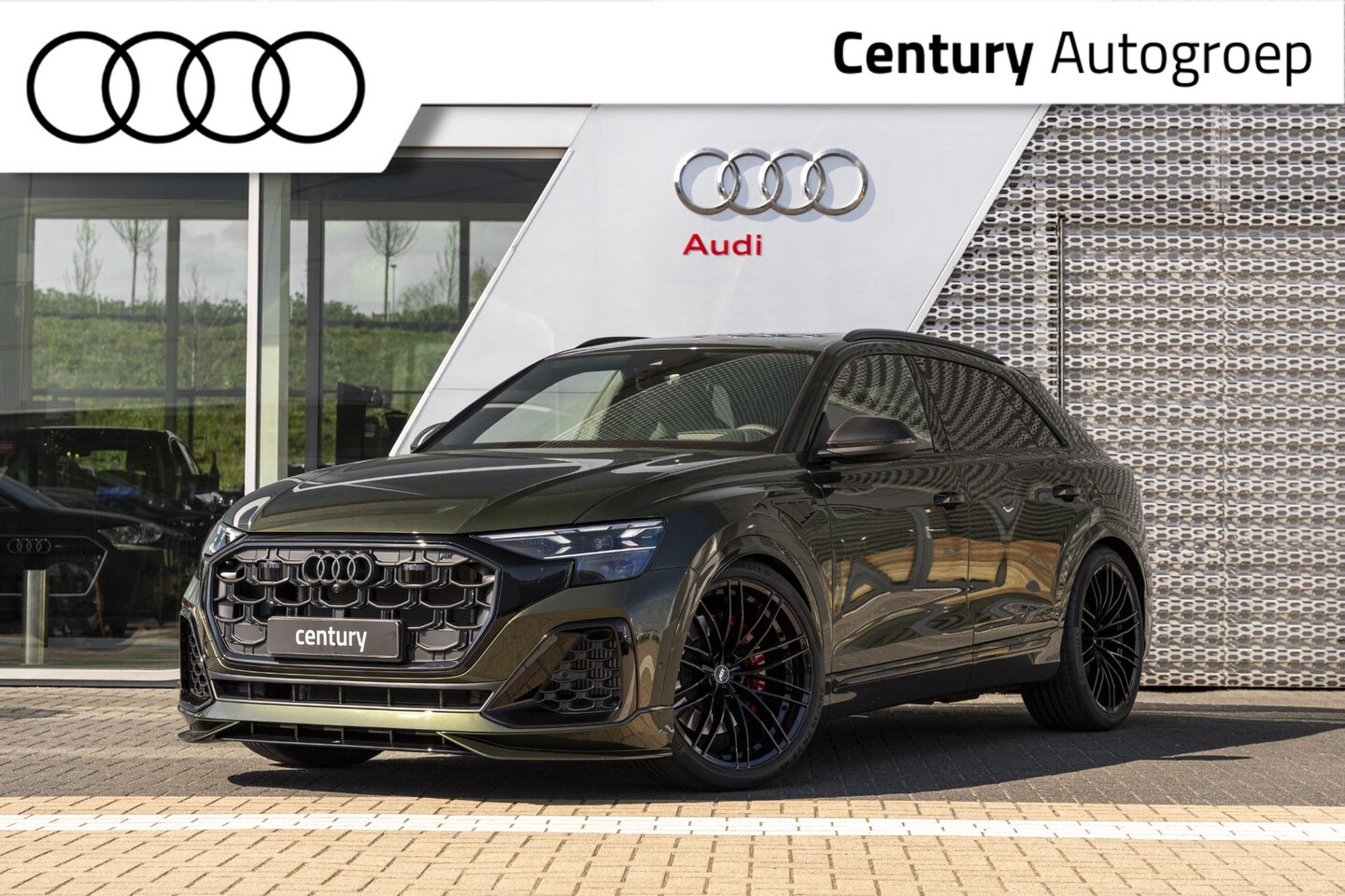 Audi Q8 - 60 TFSI e quattro Pro Line S Competition ABT | ALCANTARA HEMEL | Designo Olive Grun - AutoWereld.nl
