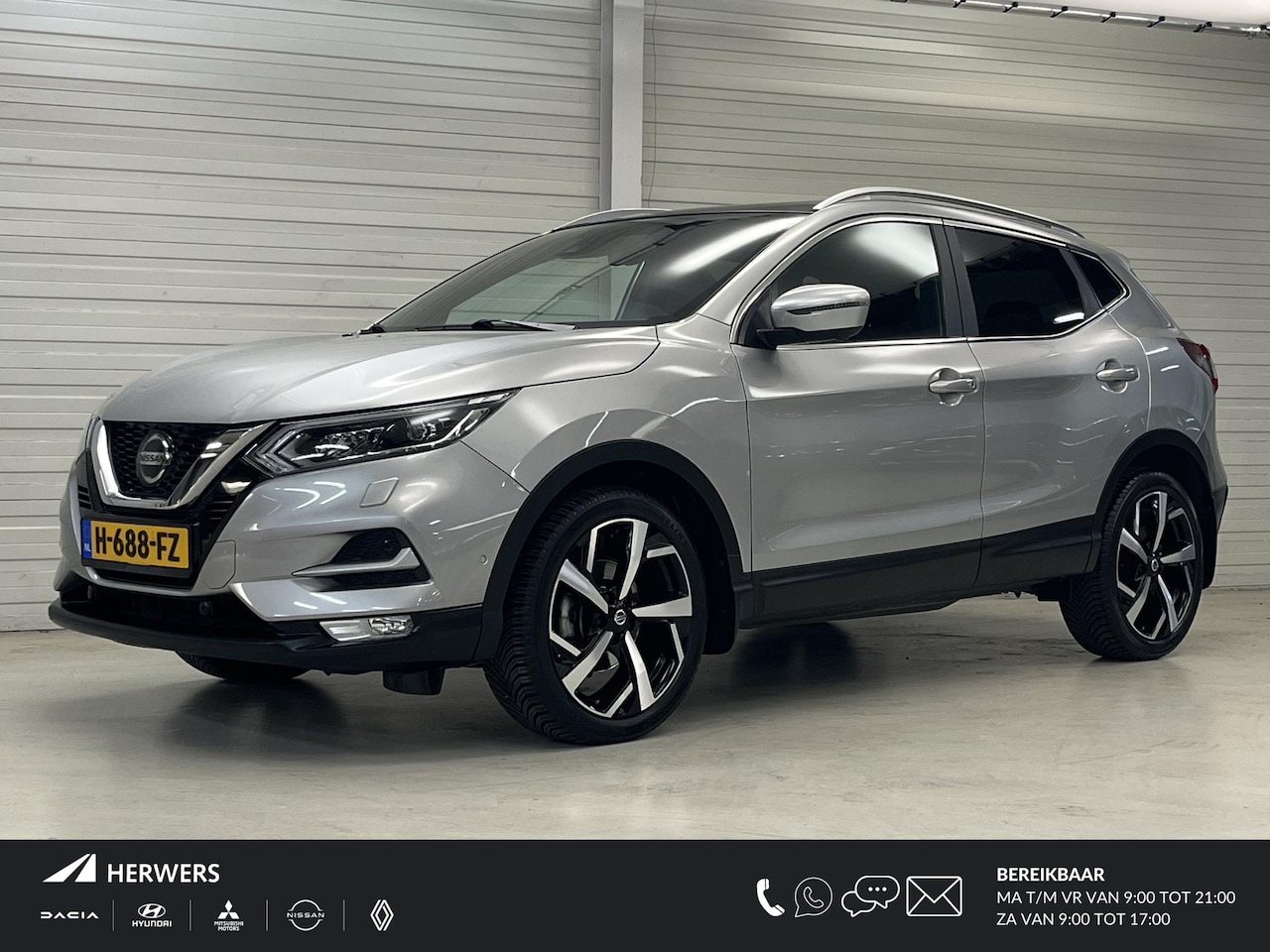 Nissan Qashqai - 1.3 DIG-T Tekna + / Trekhaak 1500 KG / Lederen Bekleding / Panoramadak / Stoelverwarming / - AutoWereld.nl