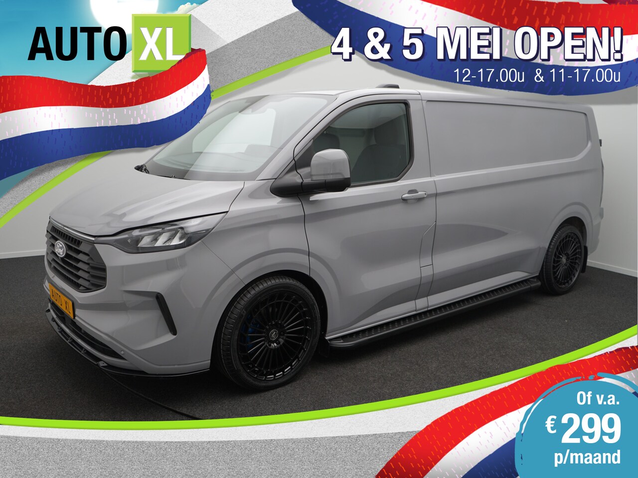 Ford Transit Custom - 320 2.0 TDCI L2H1 RS-Line Adapt. Cruise Carplay Camera 2k - AutoWereld.nl