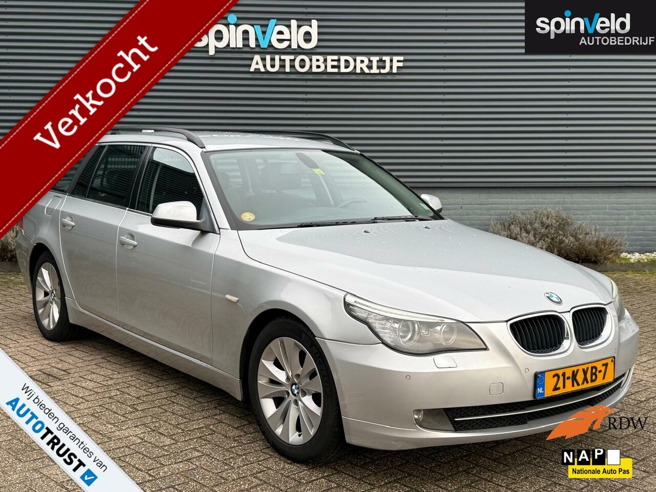 BMW 5-serie Touring - 520d Business BJ`10 NAP NL Navi Trekhaak - AutoWereld.nl