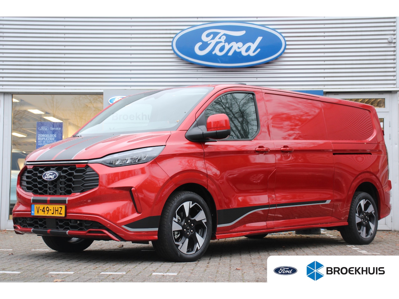 Ford Transit Custom - Ford 300 2.0 TDCI L2H1 170PK SPORT AUTOMAAT | NL-AUTO! | WINTER PACK | ADAPT. CRUISE | ELE - AutoWereld.nl