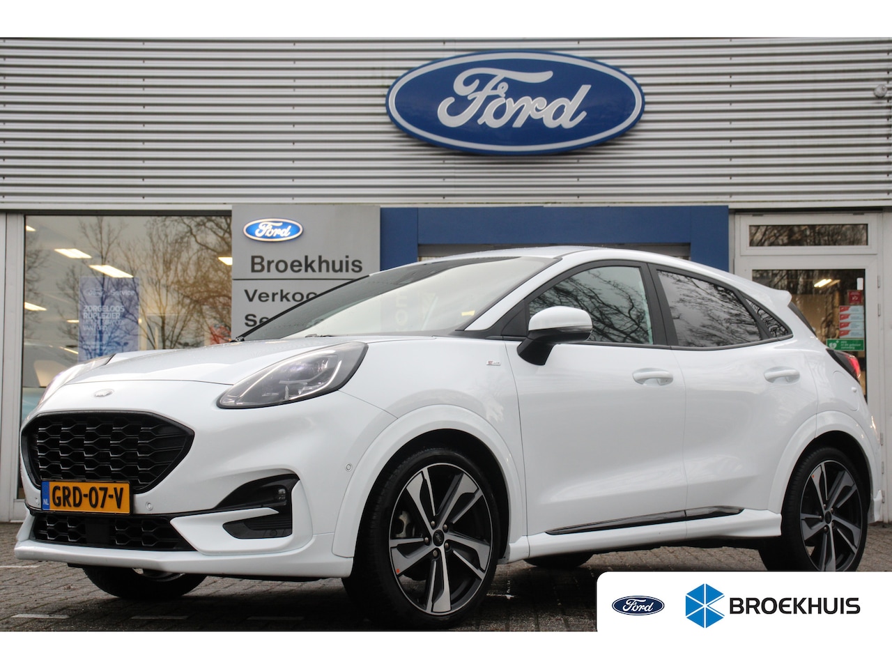 Ford Puma - Ford 1.0EB 155PK HYBRID ST-LINE X | LEDER | DEALER OH! | B&O | NAVI | CAMERA | CLIMA | WIN - AutoWereld.nl
