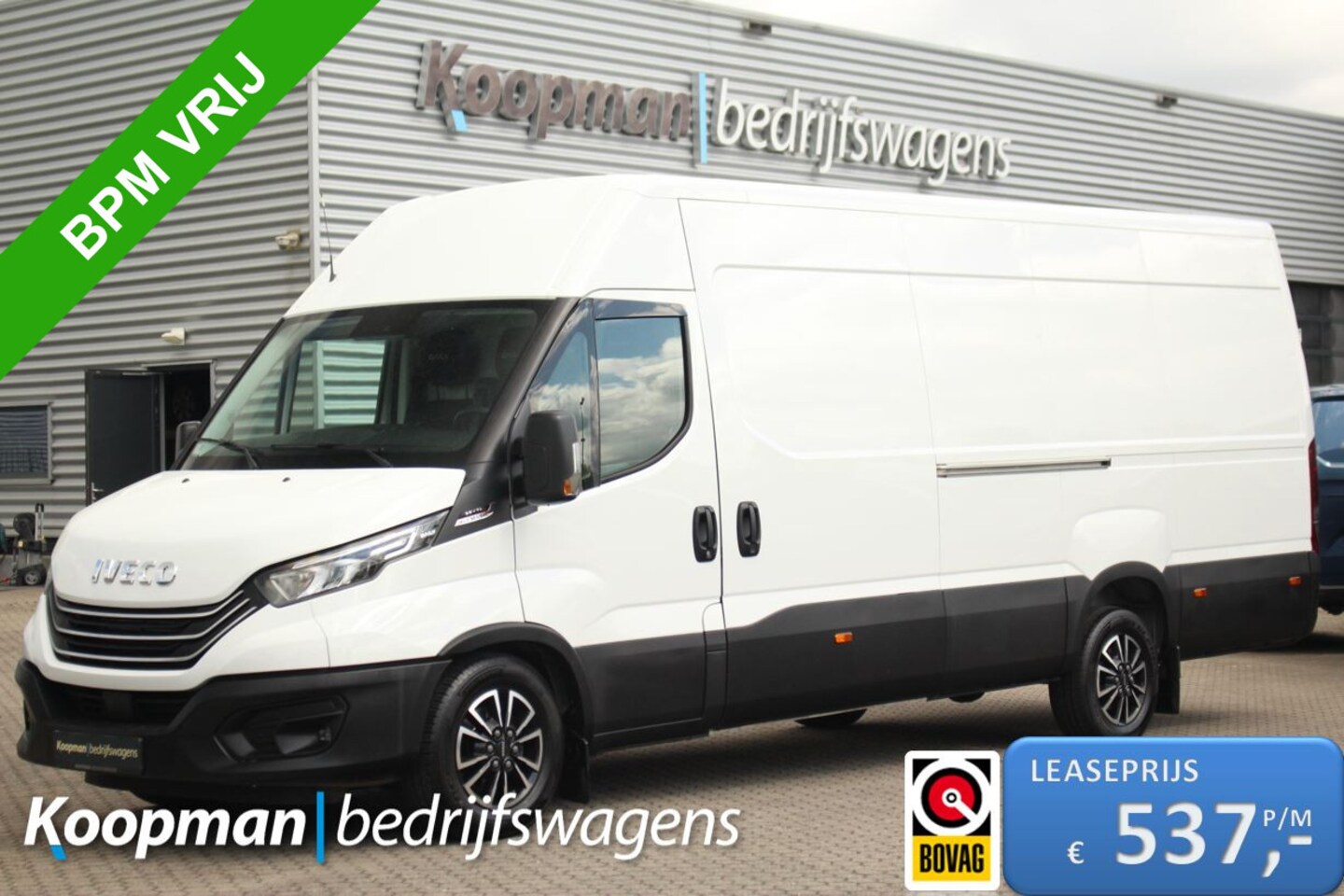 Iveco Daily - 35S18A8 3.0 180pk L4H2 Automaat | Adap. Cruise| L + R Schuifdeur | 3500kg trekgew. | Gev. - AutoWereld.nl
