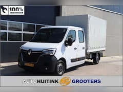 Renault Master - 2.3 DCI145 pk Pick Up Dub Cabine met huifopbouw