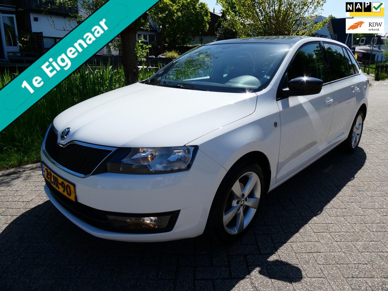 Skoda Rapid Spaceback - 1.2 TSI 5-drs. 1e eig. Airco Cruise Navi PDC Panorama - AutoWereld.nl
