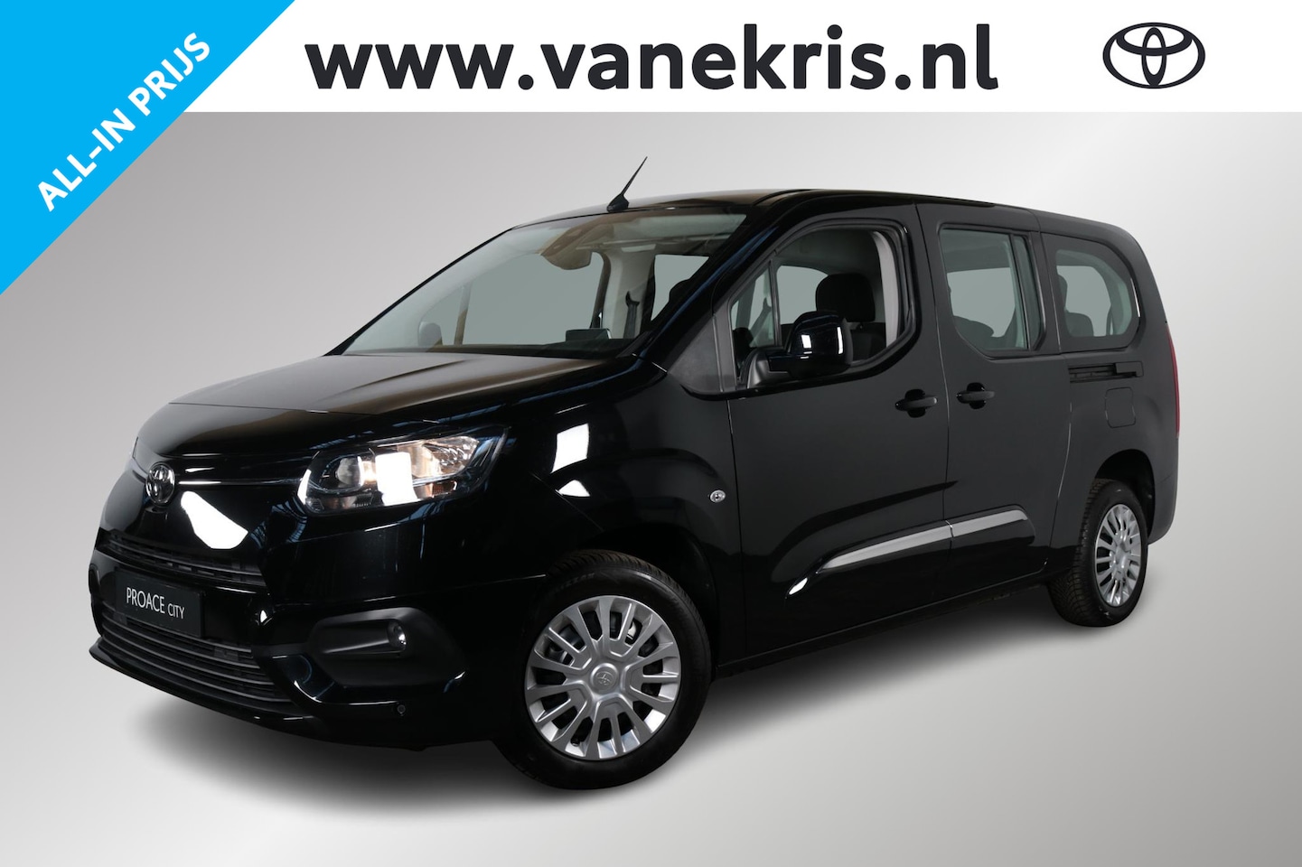 Toyota ProAce City Verso - 1.2 Turbo Live Long 7-Persoons, Carplay, Android , All season banden, Parkeersensoren voor - AutoWereld.nl