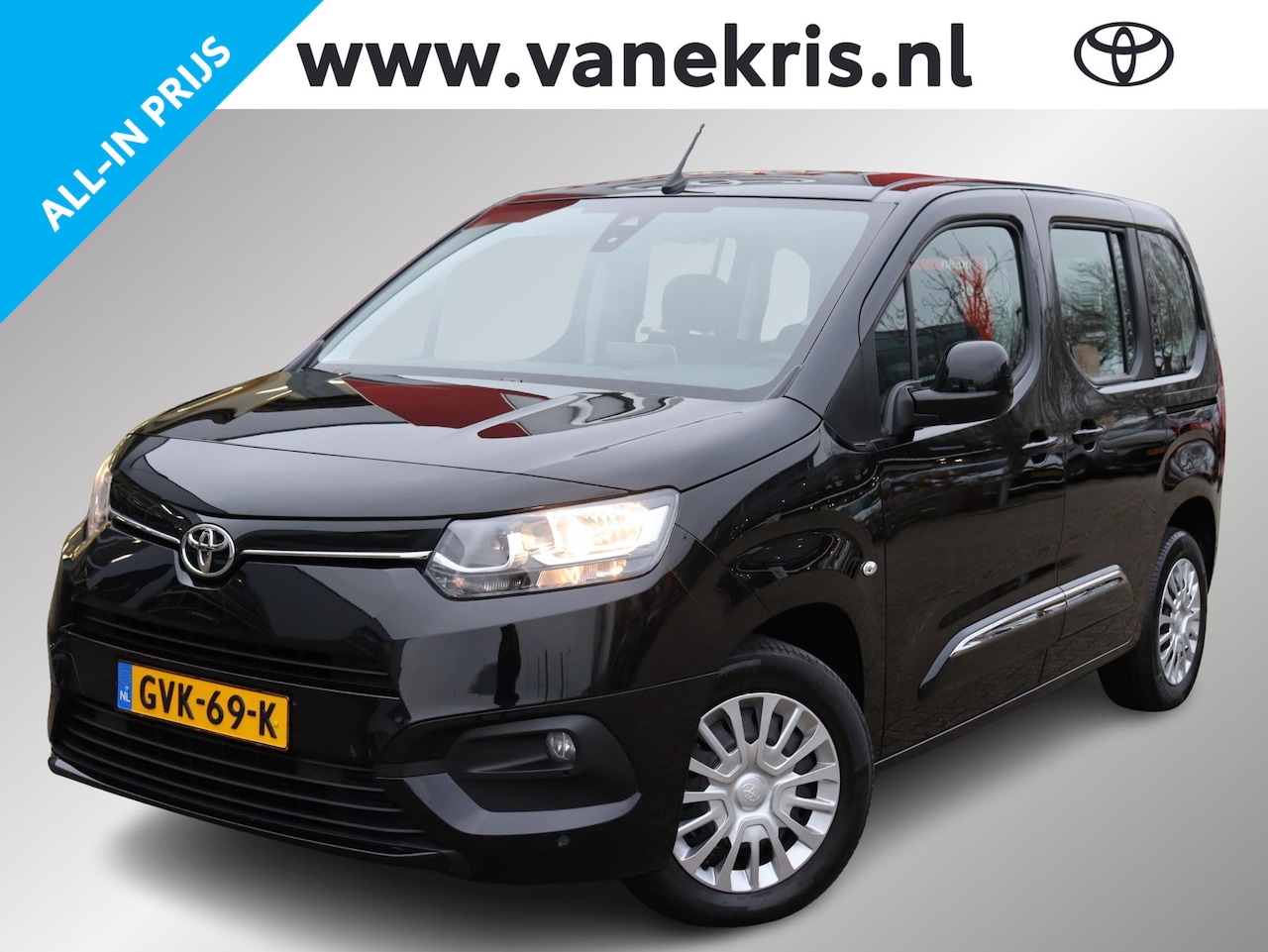 Toyota ProAce City Verso - 1.2 Turbo Live 7-Persoons Apple Carplay, Android Auto, Cruise Control, Dealer onderhouden! - AutoWereld.nl