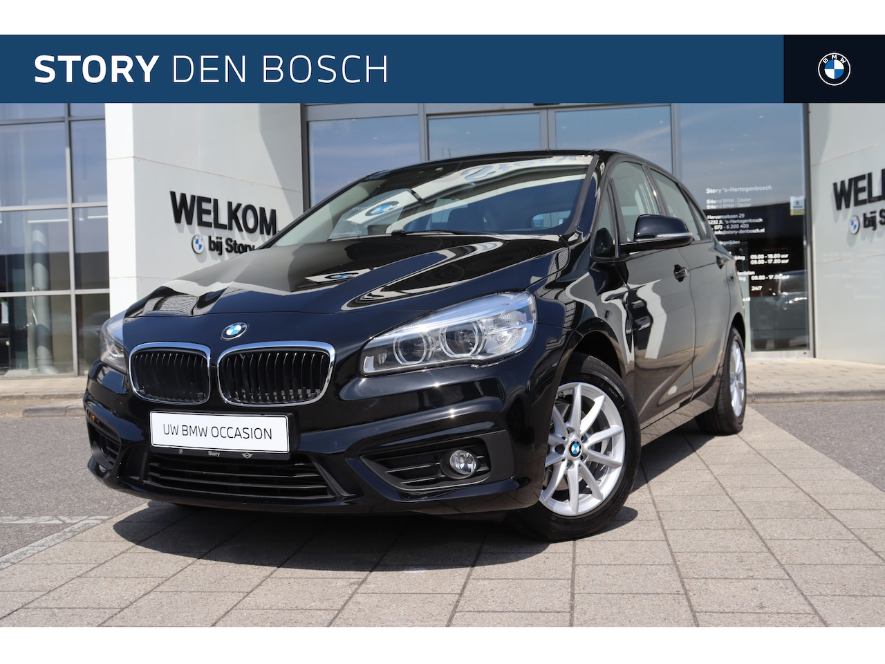 BMW 2-serie Active Tourer - 218i Executive Automaat / Sportstoelen / LED / Cruise Control / Memory / Navigatie Profess - AutoWereld.nl
