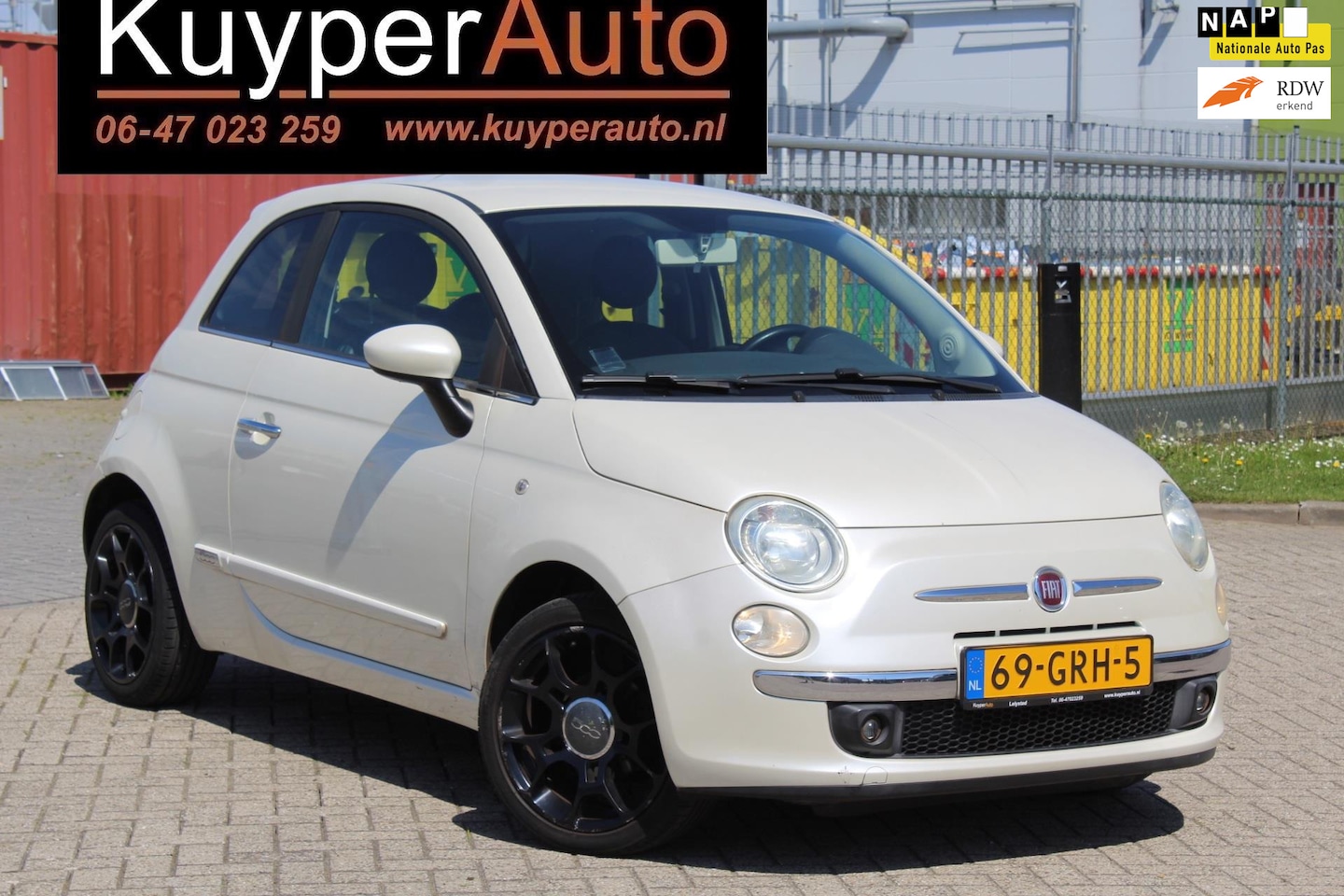 Fiat 500 - 1.2 Sport 1.2 Sport ,,nap,, parelmoer HALF LEDER - AutoWereld.nl