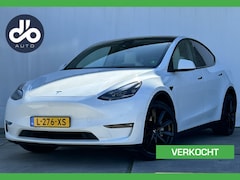 Tesla Model Y - Long Range AWD 75 kWh AUTOPILOT I PANO I LEER I BTW I TREKHAAK I FULL OPTIONS