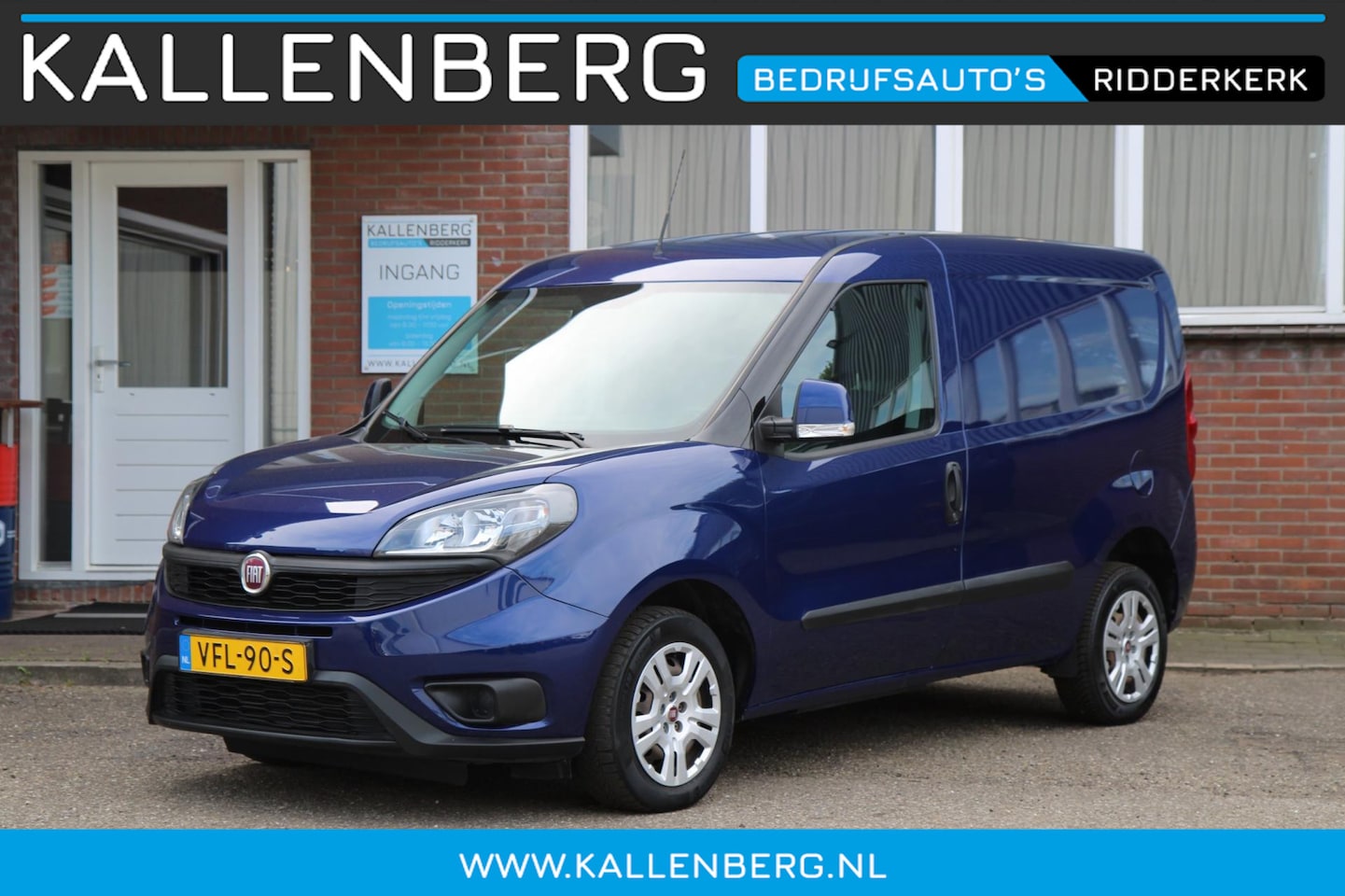 Fiat Doblò Cargo - 1.3 MJ L1H1 SX 95PK / Airco / Navigatie / Multi stuur - AutoWereld.nl