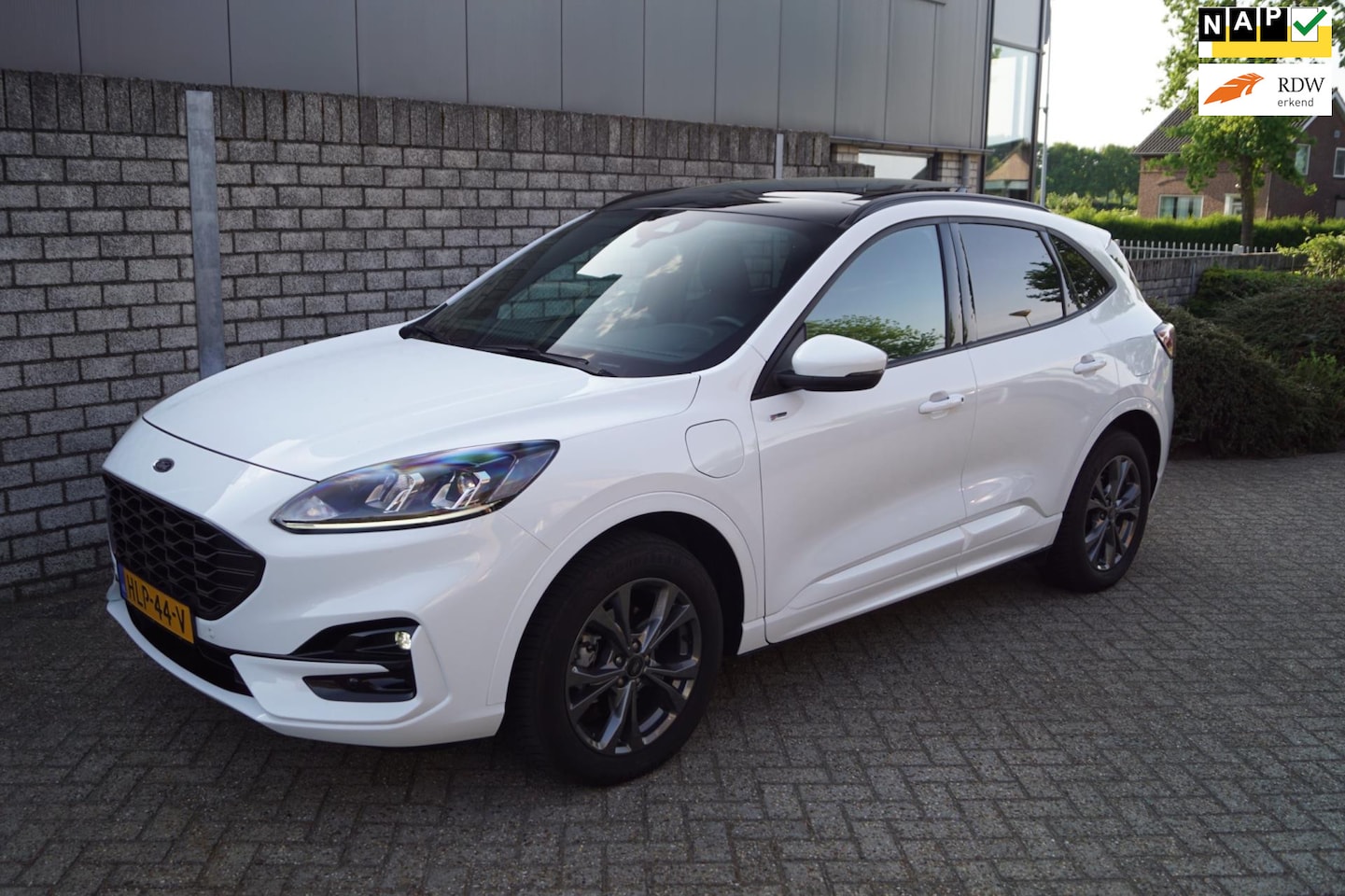 Ford Kuga - 2.5 PHEV ST-Line X Autom Panodak Stoel/Stuur Voorruitverw Navi Camera Clima Cruise 2x PDC - AutoWereld.nl