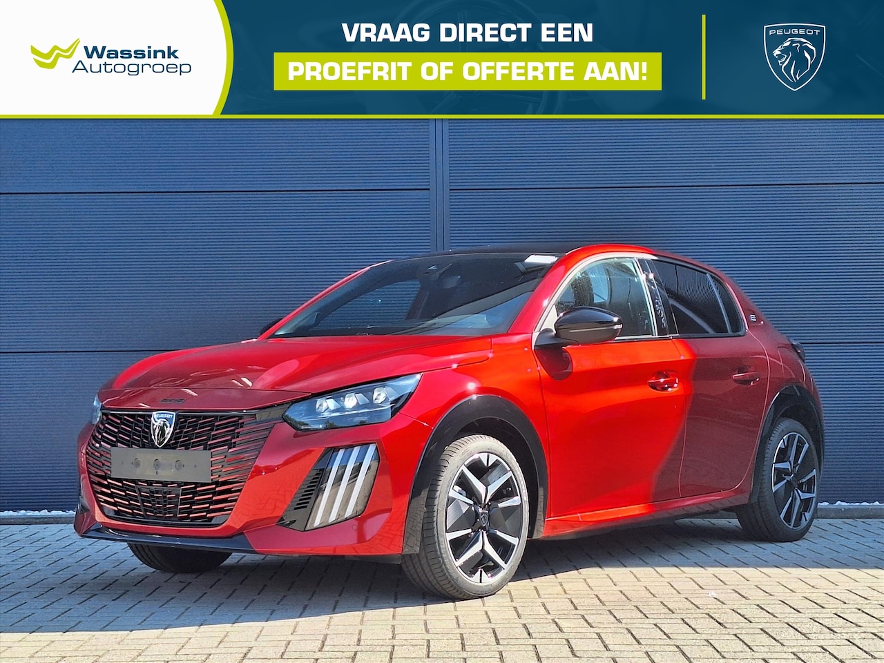 Peugeot e-208 - EV 51kWh 156pk GT | 409 KM Range | Adaptive Cruise | Navigatie | 390 Camera | - AutoWereld.nl