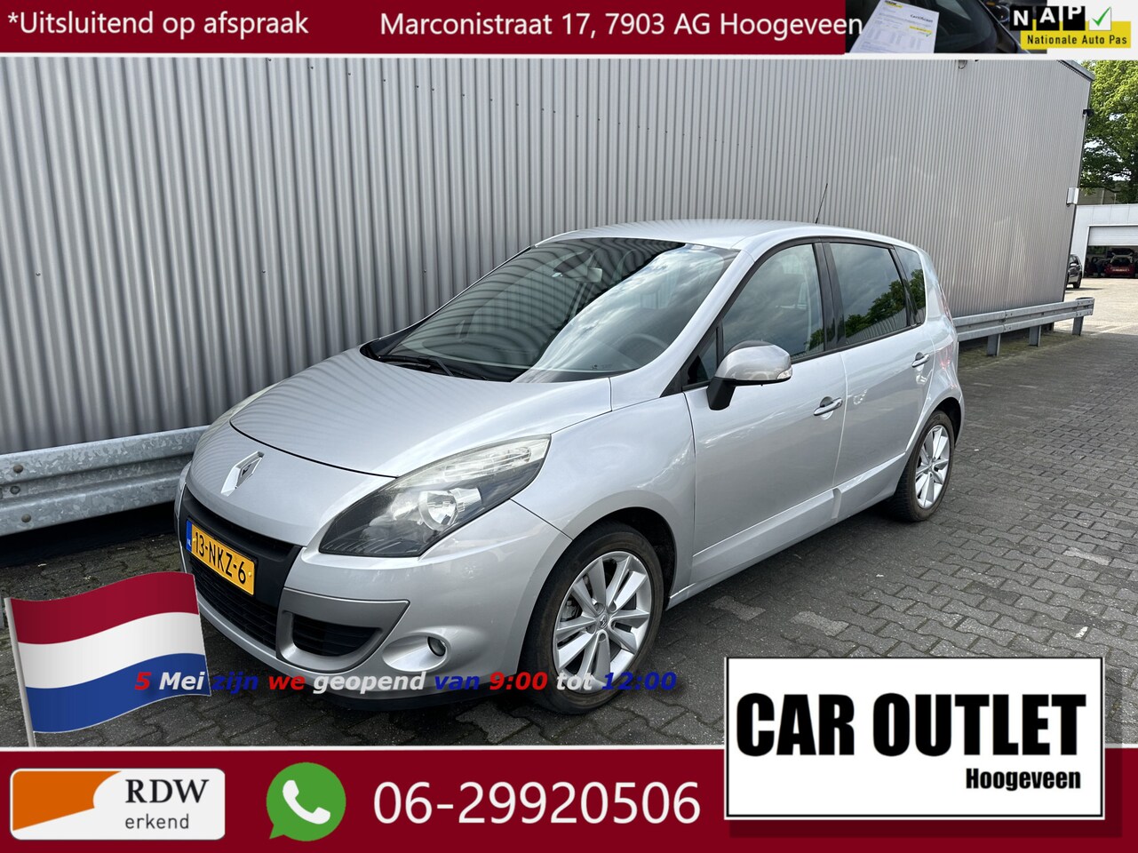 Renault Scénic - 1.6 Celsium Clima, Navi, CC, Zonwr, LM, Trekh, nw. APK – Inruil Mogelijk – - AutoWereld.nl