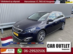 Peugeot 308 SW - 1.2 PureTech Blue Lease Premium 162Dkm.NAP, AUTOMAAT, Clima, Navi, Pano, CC, PDC, LM, nw.