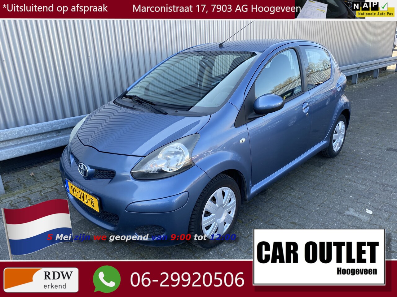 Toyota Aygo - 1.0-12V Comfort 1.0-12V Comfort 5-Drs, Elec.ramen, Centr.vergr, nw. APK – Inruil Mogelijk – - AutoWereld.nl