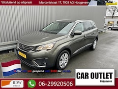 Peugeot 5008 - 1.2 PureTech Blue Lease Executive 7p. 1e Eignr, 138Dkm.NAP, Leer, Navi, CC, PDC, CAM, LED,